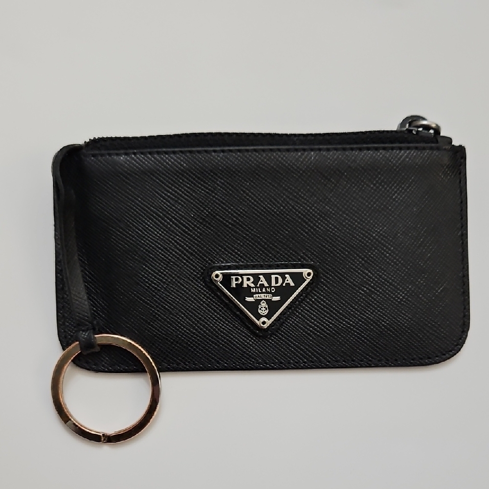 Prada Black Leather Key Pouch - Picture 10 of 16